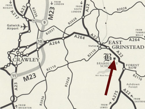 Brambletye and the local area